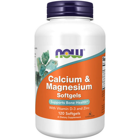Now Foods, Calcium & Magnesium, 120 Softgels Now Foods