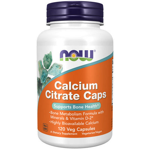 Now Foods, Calcium Citrate, 120 Veg Caps Now Foods