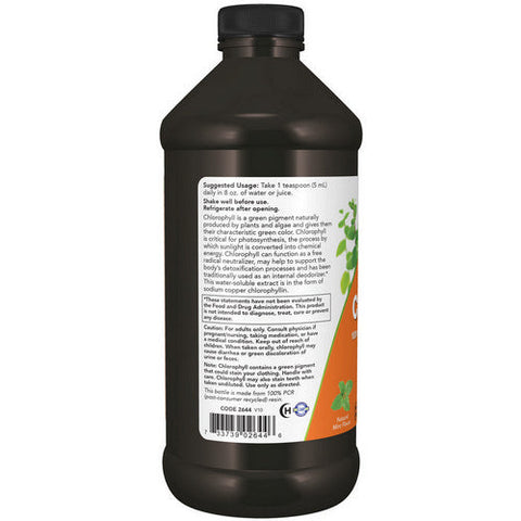 Now Foods, Chlorophyll Liquid Mint, 16 Oz Now Foods
