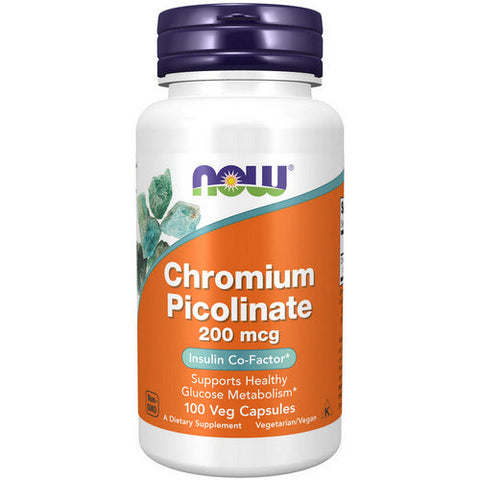 Now Foods, Chromium Picolinate, 200 Mg, 100 Veg Caps Now Foods