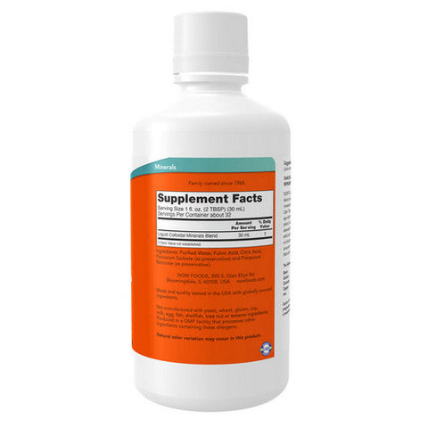 Now Foods, Colloidal Minerals, 32 OZ Now Foods