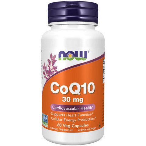 Now Foods, CoQ10, 30 Mg, 60 Veg Caps Now Foods