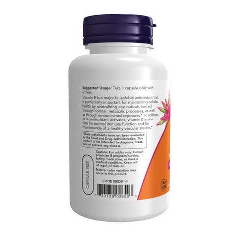 Now Foods, Vitamin E-400 Vegetarian Dry, 100 Veg Caps Now Foods