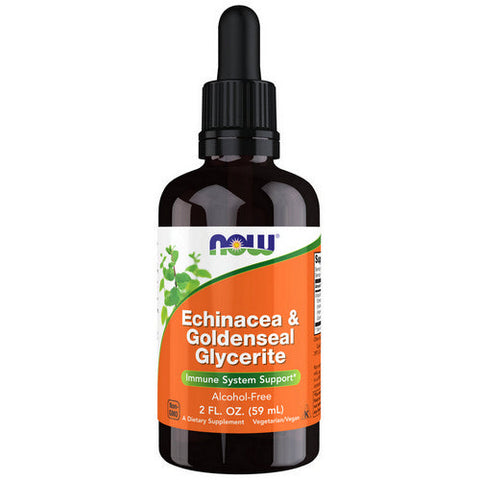 Now Foods, Echinacea & Goldenseal Glycerite, 2 OZ Now Foods