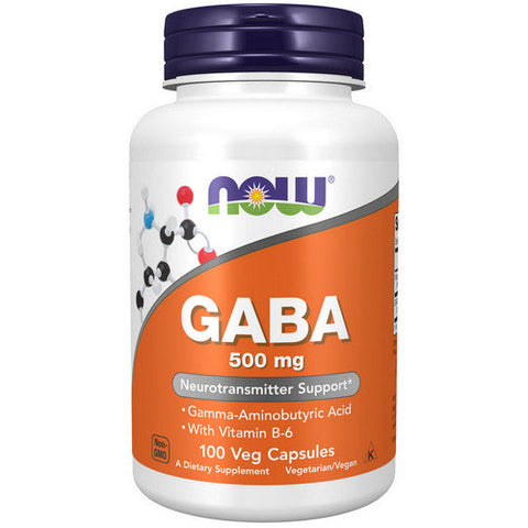 Now Foods, Gaba, 500 Mg, 100 Veg Caps Now Foods