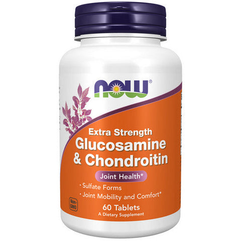 Now Foods, Glucosamine & Chondroitin, Sulfate Extra Strength 60 Tabs Now Foods