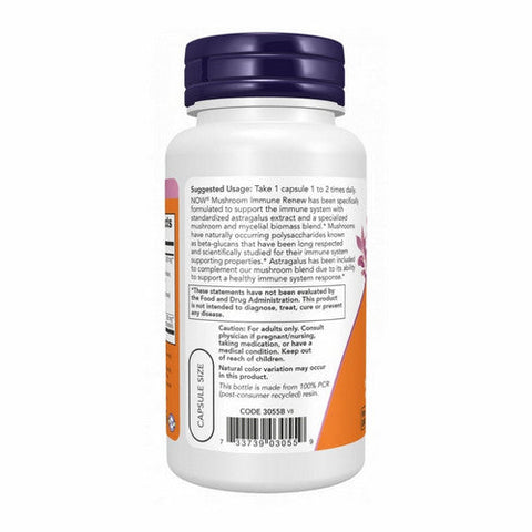 Now Foods, Mushroom Immune Renew, 90 Veg Caps Now Foods