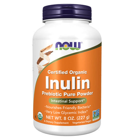 Now Foods, Inulin Prebiotic Pure Powder, 8 Oz Now Foods