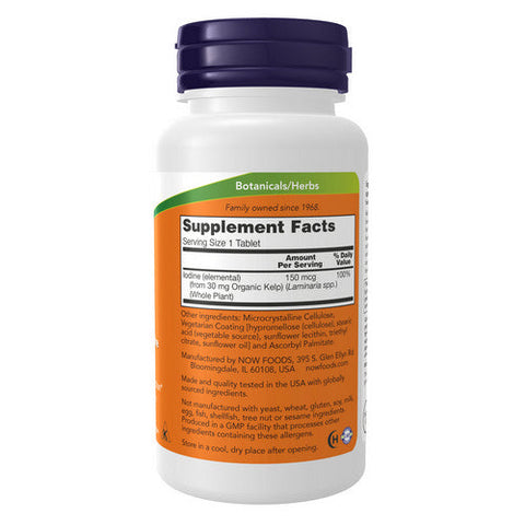 Now Foods, Kelp, 150mcg, 200 Tabs Now Foods