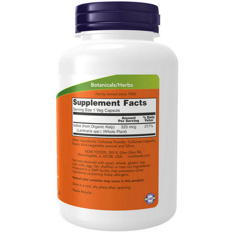 Now Foods, Kelp, 325 mcg, 250 Caps Now Foods