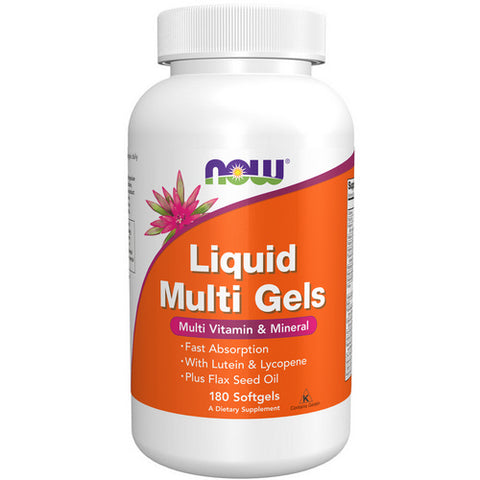 Now Foods, Liquid Multi Gels, 180 Softgels Now Foods