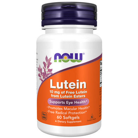 Now Foods, Lutein, 10 mg, 60 Sgels Now Foods
