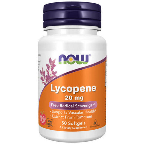 Now Foods, Lycopene, 20 mg, 50 Softgels Now Foods