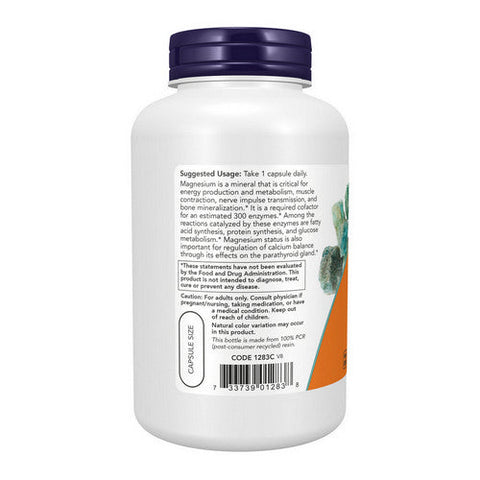 Now Foods, Magnesium Caps, 400 Mg, 180 Veg caps Now Foods