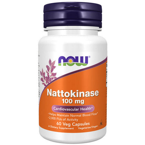 Now Foods, Nattokinase, 100 mg, 60 Vcaps Now Foods