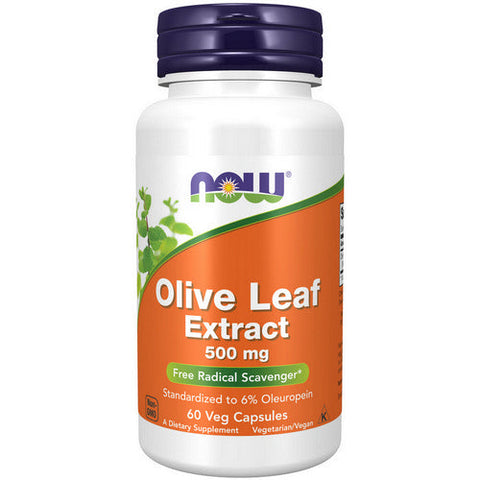 Now Foods, Olive Leaf Extract, 500 mg, 60 Vcaps Now Foods