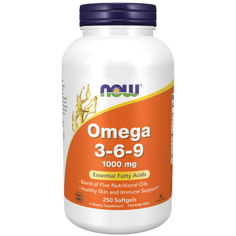 Now Foods, Omega 3-6-9, 1000 mg, 250 Softgels Now Foods