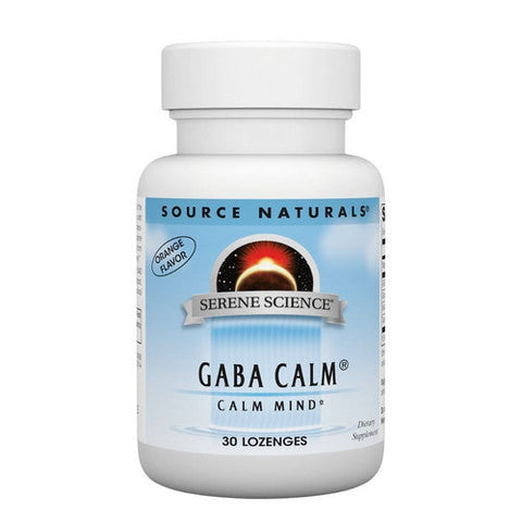 Source Naturals, Serene Science Gaba Calm Orange, Orange flavor, 30 Tabs Source Naturals