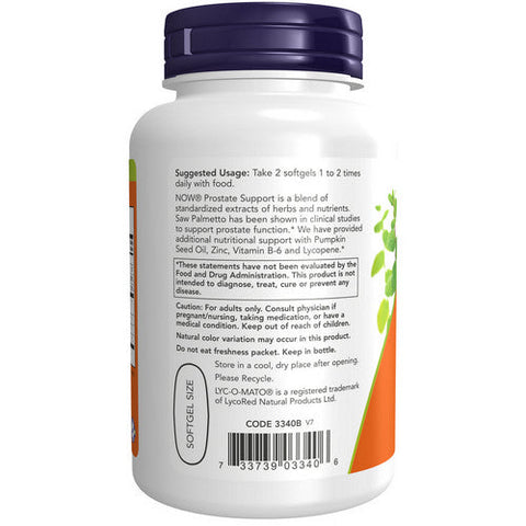 Now Foods, Prostate Support, 90 Sgel Now Foods