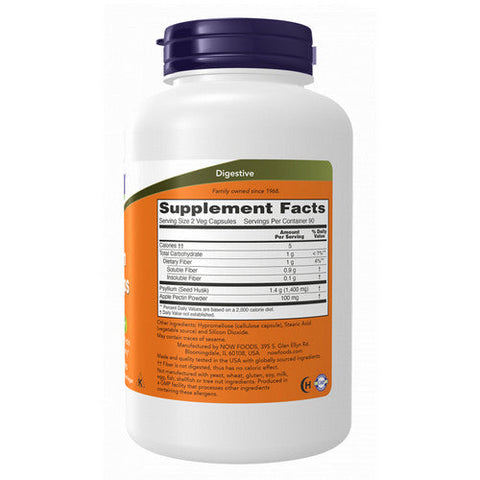 Now Foods, Psyllium Husk, 700 Mg, 180 Veg Caps Now Foods