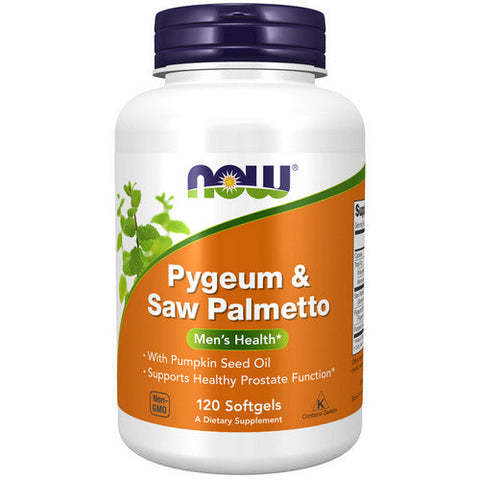 Now Foods, Pygeum And Saw Palmetto Extract, 25 mg/80 mg, 120 Softgels Now Foods