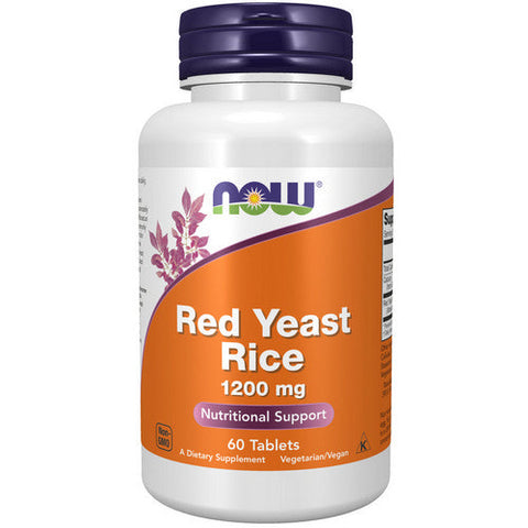 Now Foods, Red Yeast Rice Extract, 1200 mg, 60 Tabs Now Foods