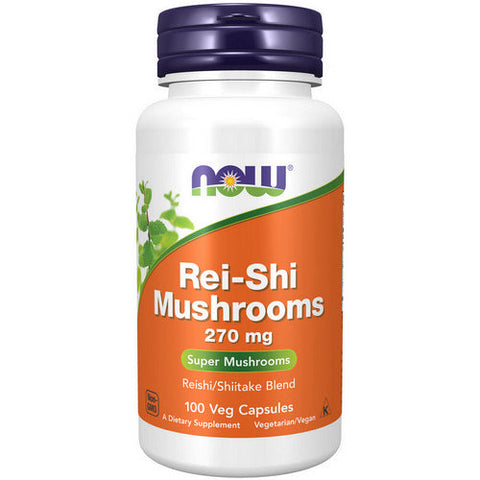 Now Foods, Rei-Shi Mushrooms, 270 mg, 100 Caps Now Foods