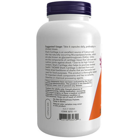Now Foods, Shark Cartilage, 750 mg, 300 Caps Now Foods