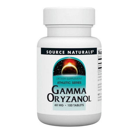 Source Naturals, Gamma Oryzanol, 60 MG, 100 Tabs Source Naturals