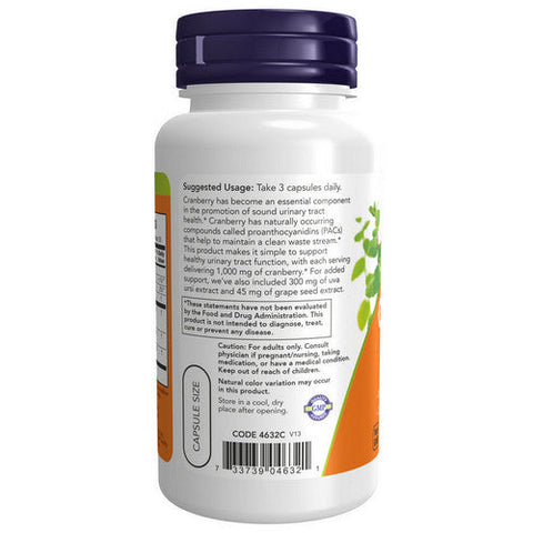 Now Foods, Cranberry with PACs, 90 Veg Caps Now Foods