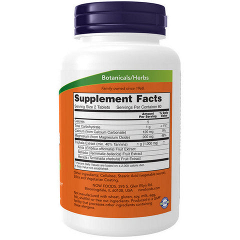 Now Foods, Triphala, 500 mg, 120 Tabs Now Foods