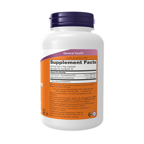 Now Foods, Glucosamine & MSM, 120 Veg Caps Now Foods
