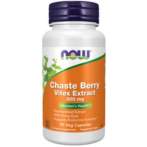 Now Foods, Chaste Berry-Vitex Extract, 300 mg, 90 Veg Caps Now Foods