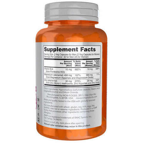 Now Foods, ZMA Capsules, 800 mg, 90 Veg Caps Now Foods