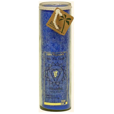 Aloha Bay, Candle Chakra Jar, Unscented Blue,16 OZ Aloha Bay