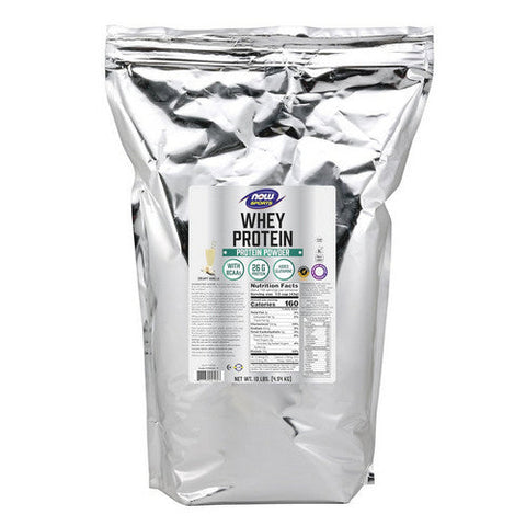 Now Foods, Whey Protein, Natural Vanilla, 10 lbs Now Foods