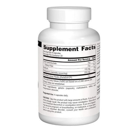 Source Naturals, Modified Citrus Pectin, 750 mg, 90 Caps Source Naturals
