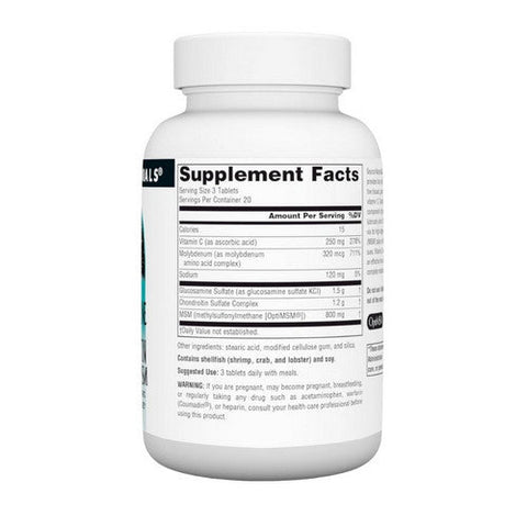 Source Naturals, Glucosamine Chondroitin, Complex w/MSM 60 Tabs Source Naturals