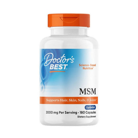 Doctors Best, Msm, 1000 Mg, 180 Capsules Doctors Best