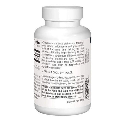 Source Naturals, L-Citrulline, 500 mg, Powder 3.53oz Source Naturals