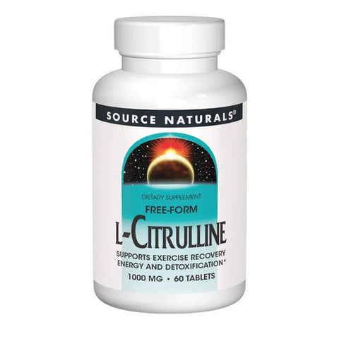 Source Naturals, L-Citrulline, 1000 mg, 60 Tabs Source Naturals