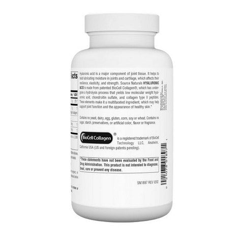 Source Naturals, Hyaluronic Acid, 50 mg, 120 Caps Source Naturals