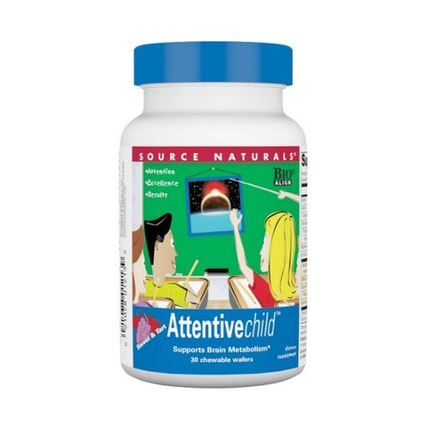 Source Naturals, Attentive Child, 30 Tabs Source Naturals