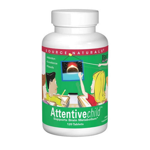 Source Naturals, Attentive Child Sweet And Tart, 120 Tabs Source Naturals