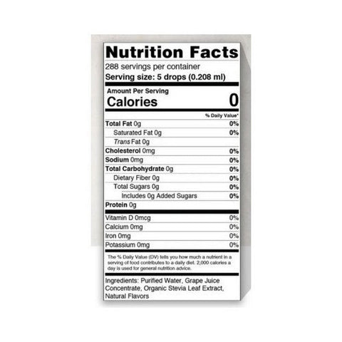 Sweetleaf Stevia, SweetLeaf Liquid Stevia, Grape 2 Fl Oz Sweetleaf Stevia