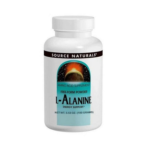Source Naturals, L-Alanine Powder, 3.53 Oz Source Naturals