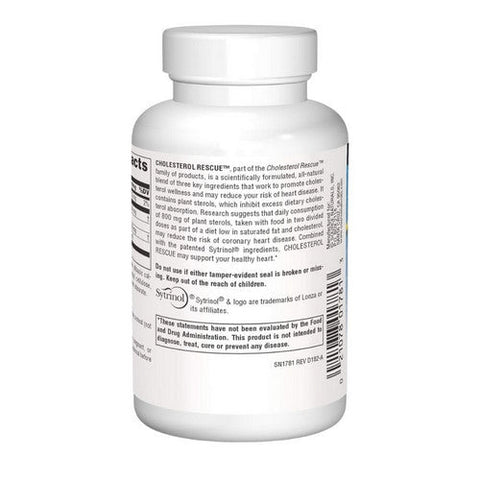 Source Naturals, Cholesterol Rescue, 60 Tabs Source Naturals