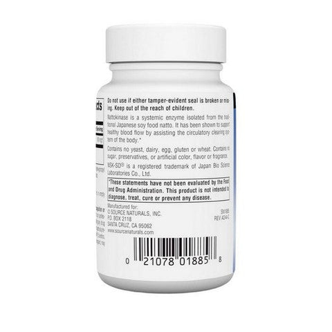 Source Naturals, Nsk-Sd Nattokinase, 100 mg, 60 Caps Source Naturals