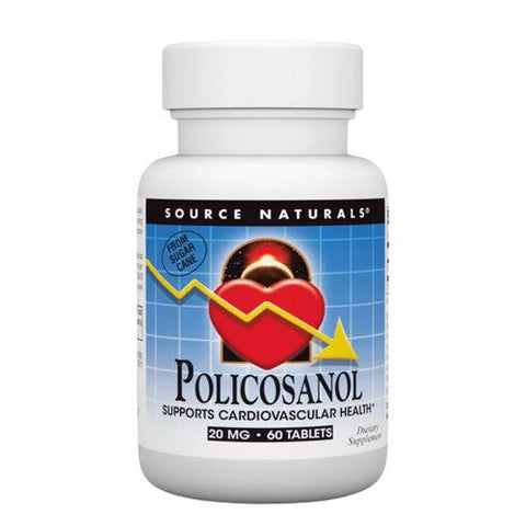 Source Naturals, Policosanol, 20 mg, 60 Tabs Source Naturals