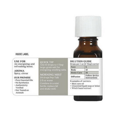 Aura Cacia, Essential Solutions Oil, Pep Talk 0.5 Oz Aura Cacia